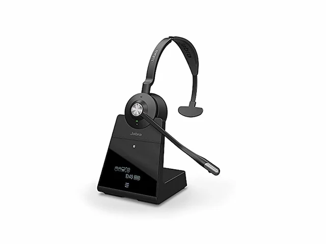 Jabra engage 75 mono on ear headset telefoon bluetooth, dect mono zwart noise cancelling microfoon uitschakelbaar (mute) - afbeelding 2 van  6
