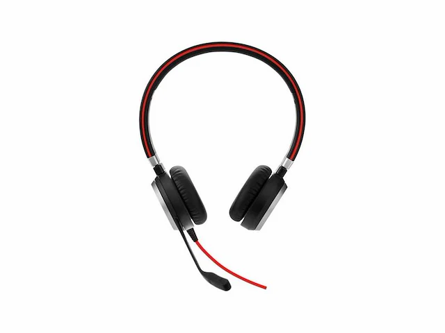 Jabra evolve 40 uc stereo headset hoofdband zwart - afbeelding 1 van  2