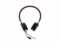 Jabra evolve 40 uc stereo headset hoofdband zwart - afbeelding 1 van  2