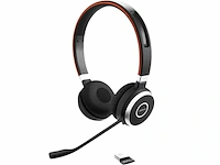 Jabra evolve 65 draadloze headset stereo + ladestation zwart - afbeelding 1 van  5