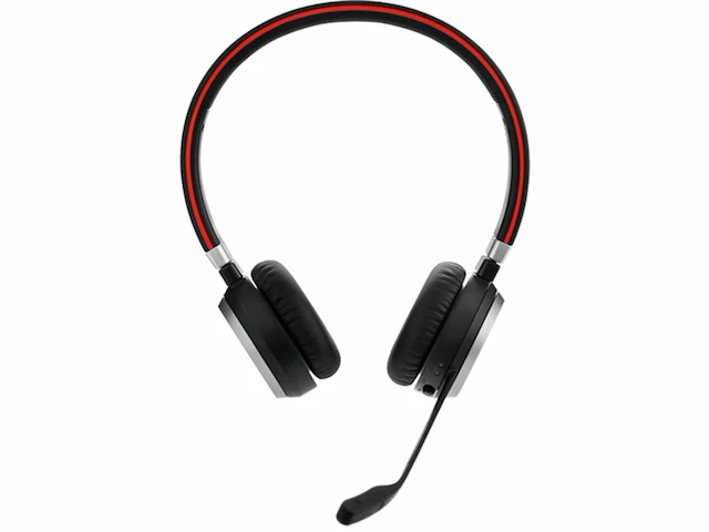 Jabra evolve 65 draadloze headset stereo + ladestation zwart - afbeelding 2 van  5