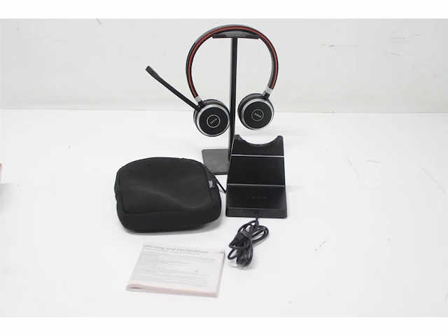 Jabra evolve 65 draadloze headset stereo + ladestation zwart - afbeelding 5 van  5