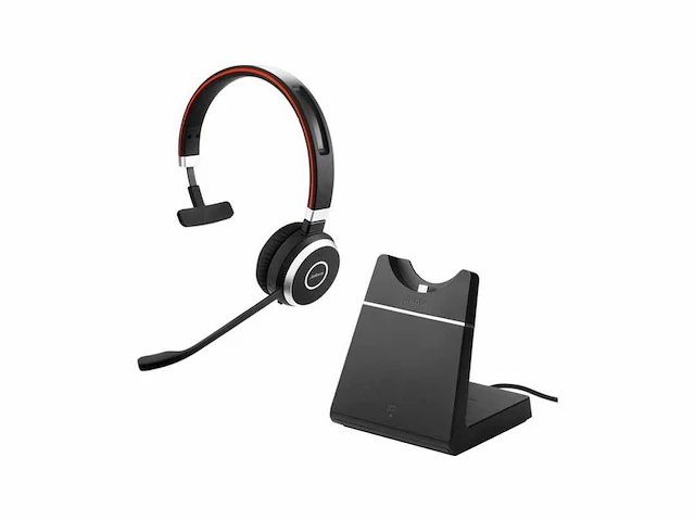 Jabra evolve 65 se ms stereo bluetooth headset - afbeelding 1 van  2