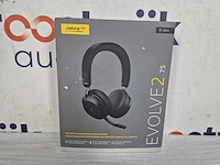 Jabra evolve2 75 headset draadloos (zwart) - afbeelding 2 van  3