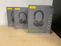 Jabra gn evolve 2 65 en 75 headset (3x) - afbeelding 1 van  3