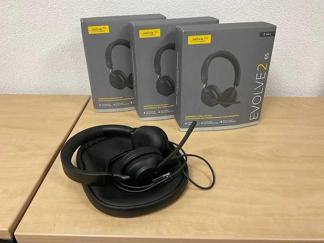 Jabra gn evolve 2 65 headset (4x) - afbeelding 1 van  2