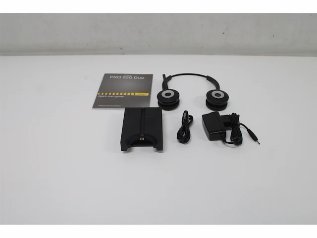 Jabra jabra pro 920 monofone hoofdband zwarte hoofdtelefoon duo headset hoofdband zwart - afbeelding 5 van  5
