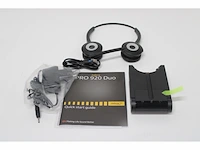 Jabra pro 920 duo headset hoofdband zwart - afbeelding 5 van  6