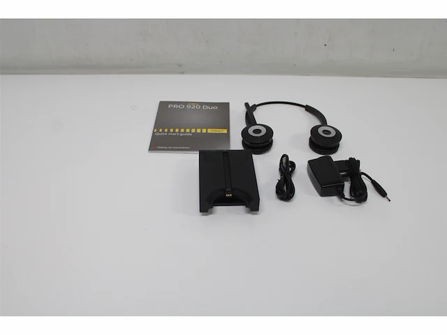 Jabra pro 920 duo headset hoofdband zwart - afbeelding 5 van  5