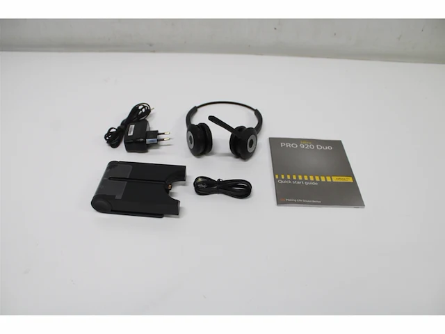 Jabra pro 920 duo headset hoofdband zwart - afbeelding 6 van  6