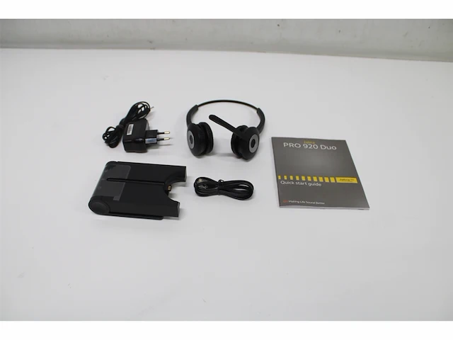 Jabra pro 920 duo headset hoofdband zwart - afbeelding 5 van  5