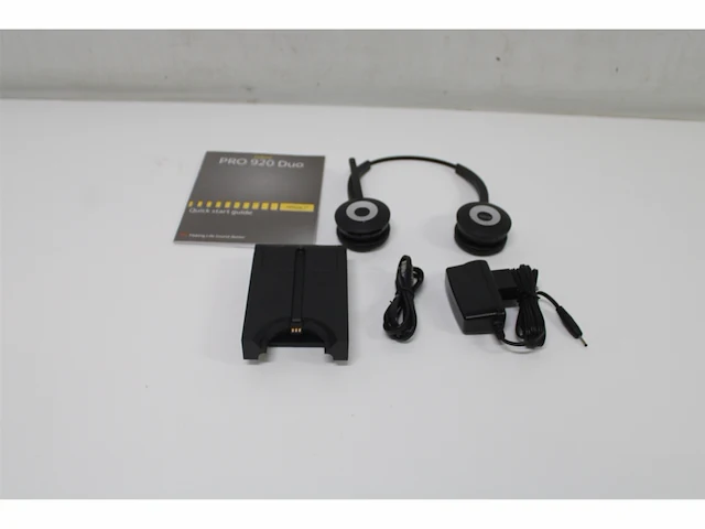 Jabra pro 920 duo headset hoofdband zwart - afbeelding 5 van  5