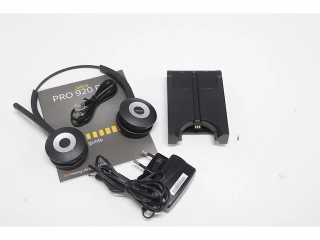 Jabra pro 920 duo headset hoofdband zwart - afbeelding 5 van  5
