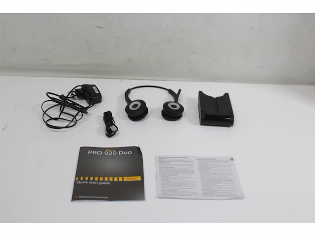 Jabra pro 920 duo headset hoofdband zwart - afbeelding 7 van  7