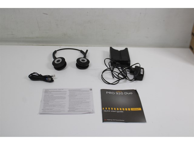 Jabra pro 920 duo headset hoofdband zwart - afbeelding 5 van  5