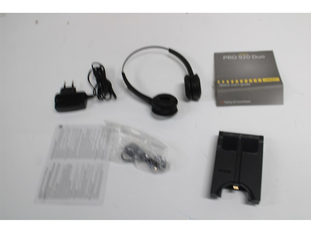 Jabra pro 920 duo headset hoofdband zwart - afbeelding 5 van  5