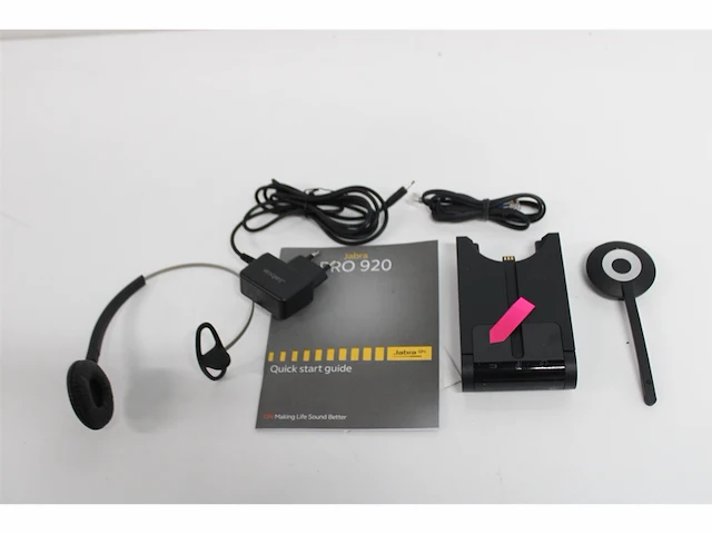 Jabra pro 920 headset hoofdband zwart - afbeelding 5 van  6
