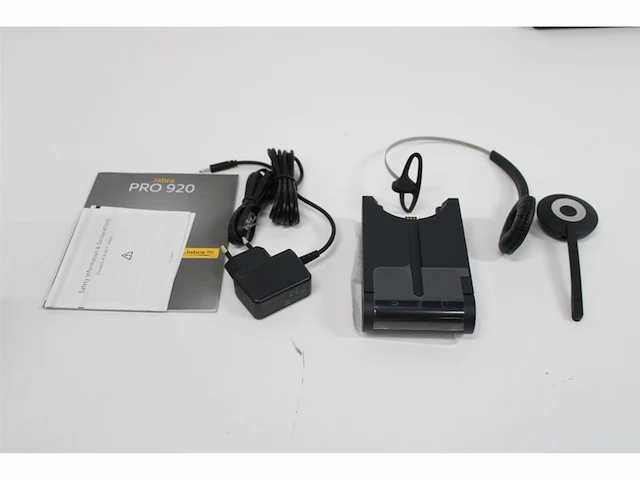 Jabra pro 920 hoofdtelefoon monofone hoofdband zwarte - afbeelding 5 van  5