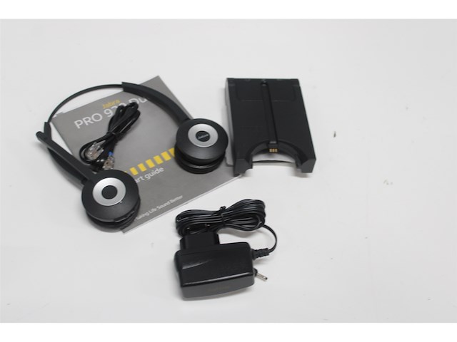 Jabra pro 920 monofone hoofdband zwart headset duo - afbeelding 5 van  5