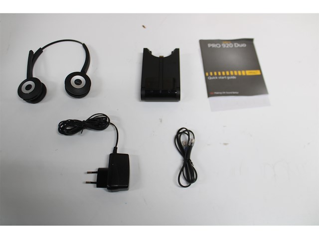 Jabra pro 920 monofone hoofdband zwart headset duo - afbeelding 5 van  5