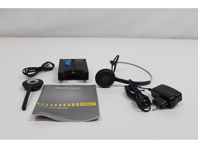 Jabra pro 920 monofone hoofdband zwart headset - afbeelding 5 van  6