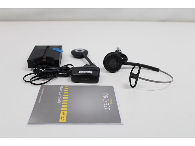 Jabra pro 920 monofone hoofdband zwart headset - afbeelding 6 van  6
