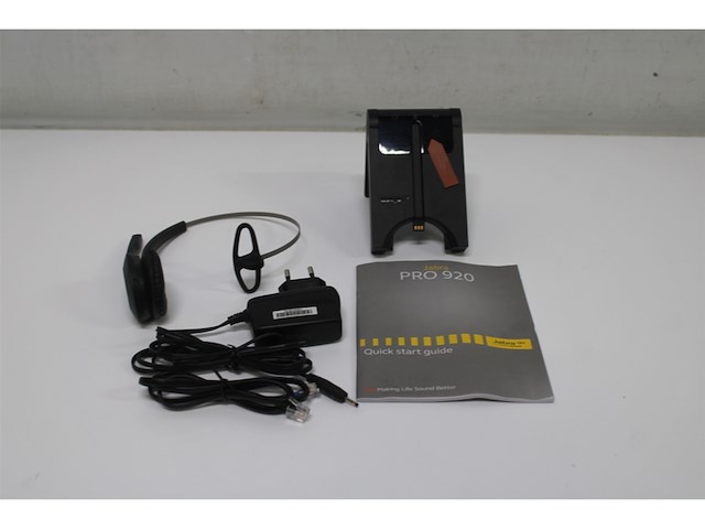 Jabra pro 920 monofone hoofdband zwart headset - afbeelding 5 van  6