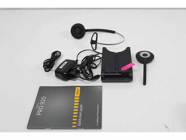 Jabra pro 920 monofone hoofdband zwarte hoofdtelefoon - afbeelding 5 van  6
