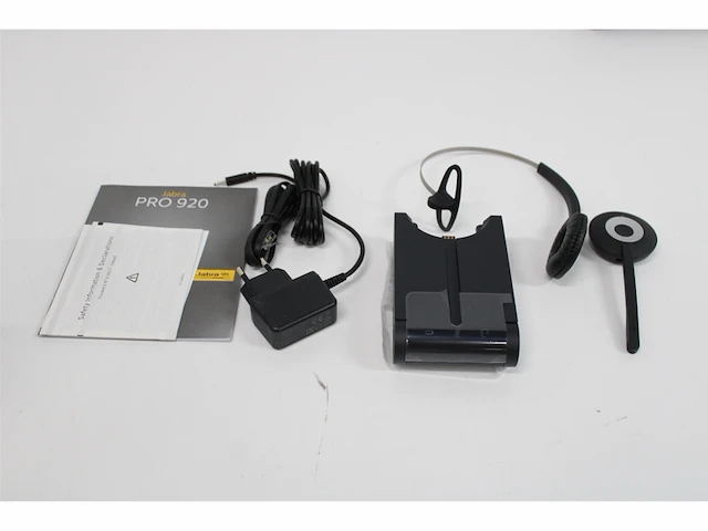 Jabra pro 920 monofone hoofdband zwarte hoofdtelefoon - afbeelding 5 van  5