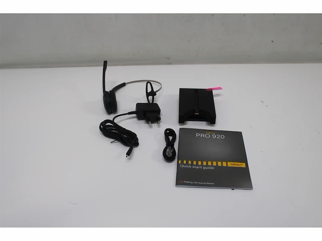 Jabra pro 920 monofone hoofdband zwarte hoofdtelefoon - afbeelding 6 van  6
