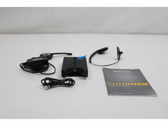 Jabra pro 920 monofone hoofdband zwarte hoofdtelefoon - afbeelding 5 van  6