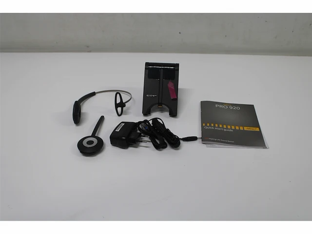 Jabra pro 920 monofone hoofdband zwarte hoofdtelefoon - afbeelding 6 van  6