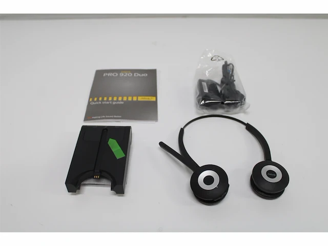 Jabra pro 920 monofone hoofdtelefoon duo headset hoofdband zwart - afbeelding 5 van  6
