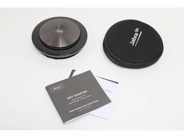 Jabra speak 710 uc luidspreker telefoon universeel usb/bluetooth zwart, zilver - afbeelding 5 van  5
