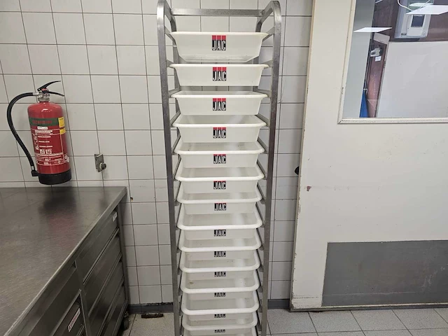 Jac - 14-delige rvs mobiele grondstoffenwagen - afbeelding 1 van  5