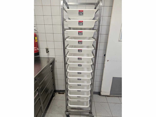 Jac - 14-delige rvs mobiele grondstoffenwagen - afbeelding 4 van  5