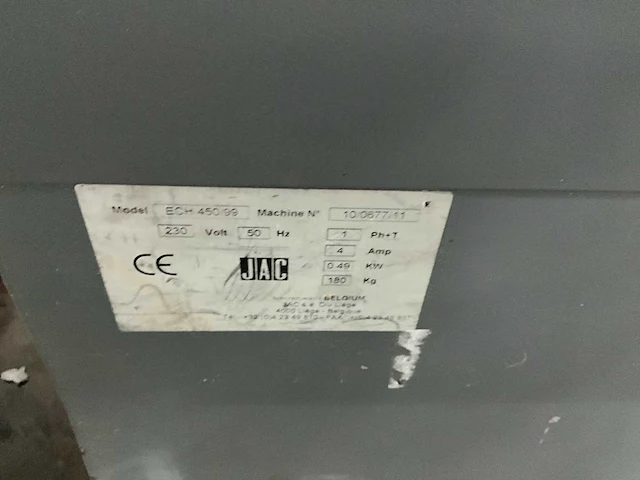 Jac ech 450/99 broodsnijmachine (2x) - afbeelding 5 van  9