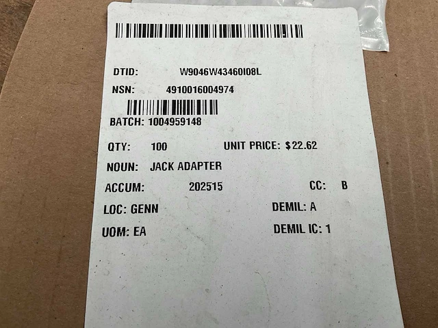 Jack adapter (100x) - afbeelding 5 van  5