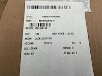 Jack adapter (100x) - afbeelding 5 van  5