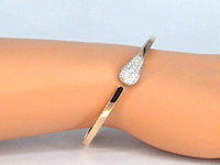 Jacob & co - match - rosegouden design armband met natuurlijke diamanten - afbeelding 4 van  11
