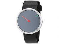 Jacob jensen 250 horloge dames en heren zwart edelstaal - afbeelding 2 van  4