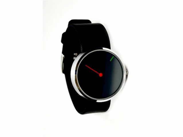 Jacob jensen 250 horloge dames en heren zwart edelstaal - afbeelding 4 van  4