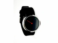 Jacob jensen 250 horloge dames en heren zwart edelstaal - afbeelding 4 van  4