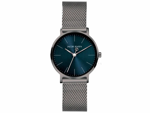Jacob jensen timeless nordic jj177 contemporary horloge zilverkleurig - afbeelding 1 van  1