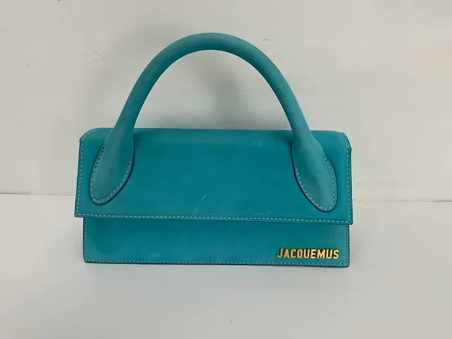 Jacquemus - le chiquito long top - turqouise - afbeelding 1 van  3
