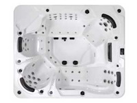 Jacuzzi en buitenspa - vonato - belviro - vrijstaand 7 persoons bad - afbeelding 3 van  7