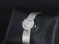 Jaeger le coultre witgouden dames horloge met diamanten - afbeelding 2 van  6
