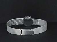 Jaeger le coultre witgouden dames horloge met diamanten - afbeelding 4 van  6