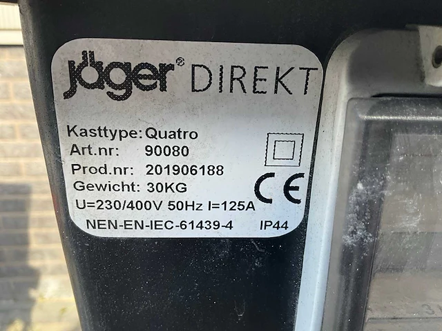 Jäger quatro bouwaansluitkast - afbeelding 2 van  10