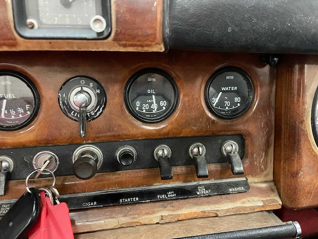 Jaguar 420g convertible 1969 graig hinton roof chop convert, al-65-90 - afbeelding 29 van  75